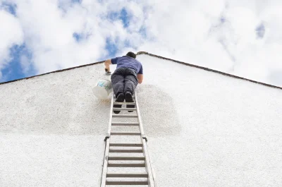 Peinture extérieure à Inzinzac-Lochrist — façades et ravalement
